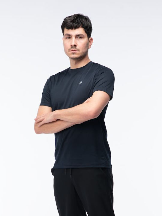 Αθλητικό T-shirt Navy Μπλε