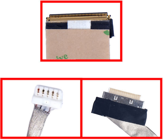 Dc02001pr00 Led Καλωδιοταινία Οθόνης Flex Screen Cable Fot Laptop Lenovo G500 G505 G510 Dc02001ps00