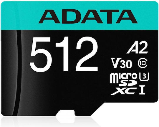 Adata Premier Pro microSDXC 512GB U3 V30 A2 UHS-I