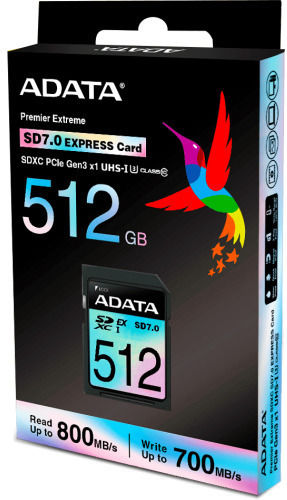 Adata Premier Extreme SDXC 512GB U3 V30 UHS-I 800MB/s