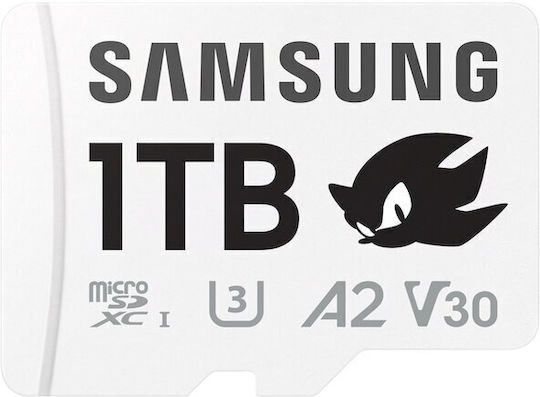 Samsung PRO Plus microSDXC 1TB U3 V30 A2 UHS-I 180MB/s με αντάπτορα