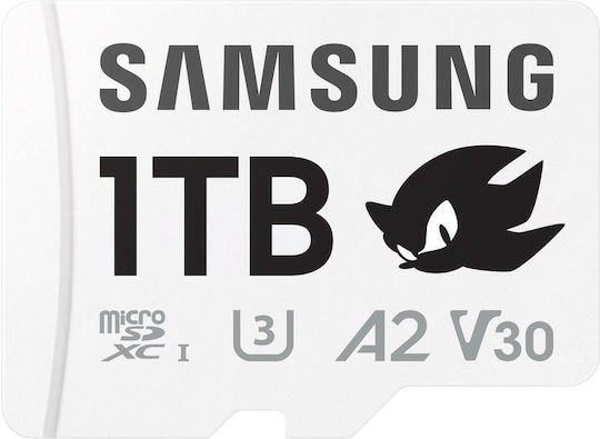 Samsung PRO Plus microSDXC 1TB U3 V30 A2 UHS-I 180MB/s με αντάπτορα