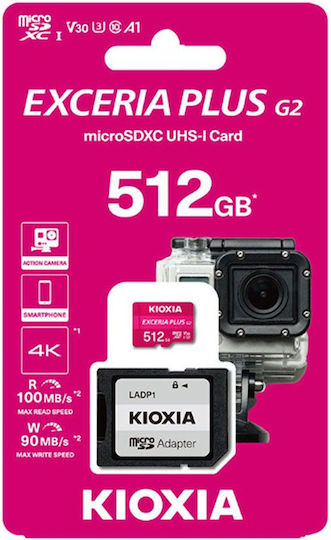 Kioxia SDXC 512GB U3 100MB/s
