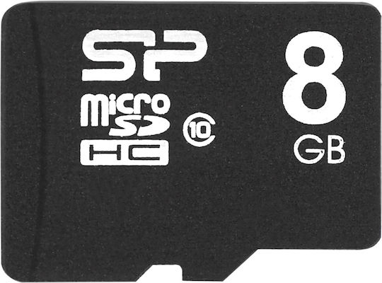 Silicon Power microSDHC 8GB Class 10 High Speed with Adapter