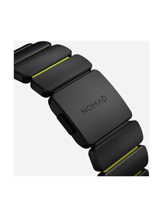 Nomad Stratos Λουράκι Ανοξείδωτο Ατσάλι Black Titanium / Volt (Apple Watch 44/45/46mm/Ultra 49mm)