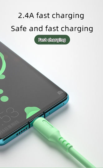 USB 2.0 Cable USB-C male - USB-A Κόκκινο 1m 100312