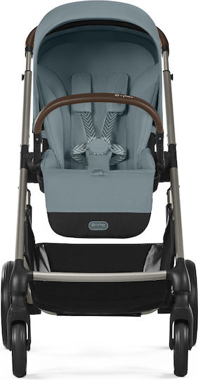 Cybex Balios S LUX Reglabil 2 în 1 Cărucior pentru copii Potrivit pentru Nou-născut Albastru furtunos 11.7kg