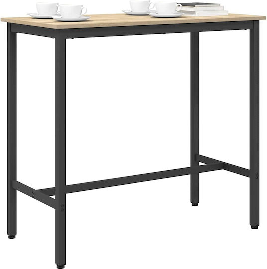Table Bar Wooden Coffee 100x50x90.5cm
