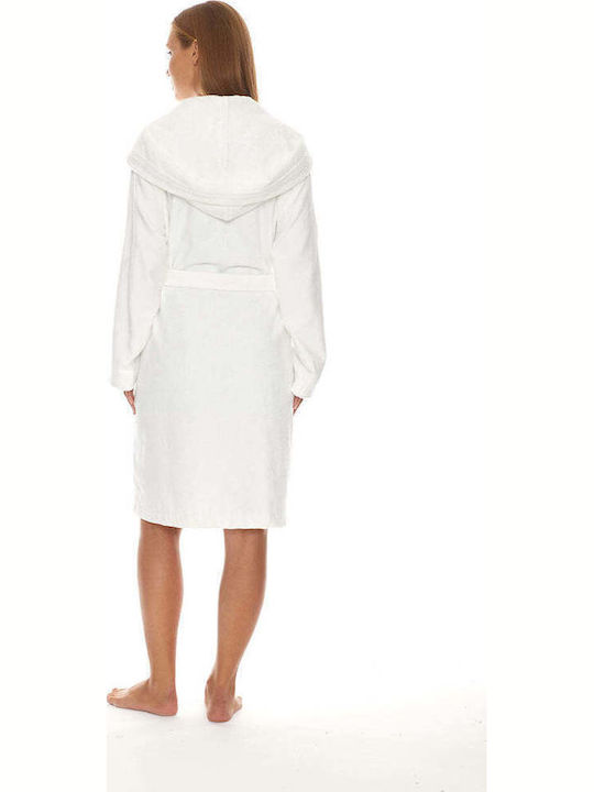 Homelovers Bathrobe with Hood Light Brown 350gr/m²