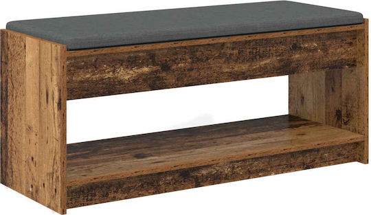 Entry Furniture with Bench Old Wood 103x38x45cm