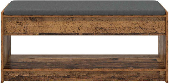 Entry Furniture with Bench Old Wood 103x38x45cm