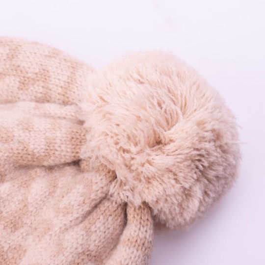 Beanie Beanie Knitted in Pink color