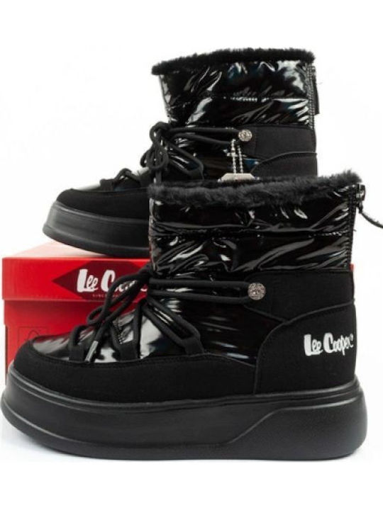 Lee Cooper Damentliche Wanderschuhe Schwarz