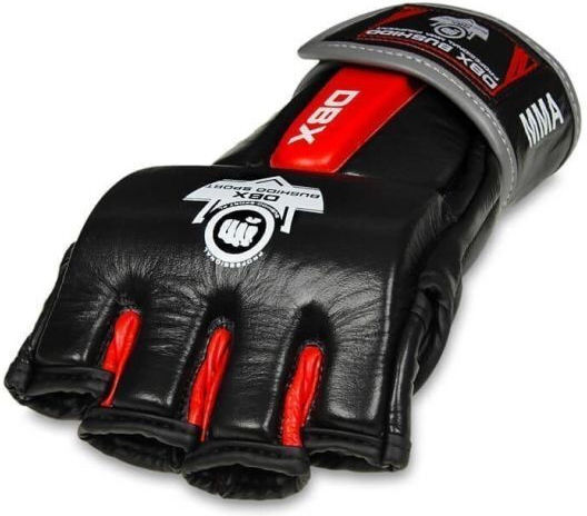 DBX Bushido Boxhandschuhe aus Leder Schwarz