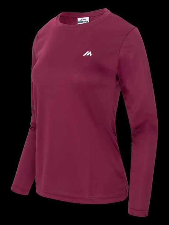 Women's Long Sleeve Purple Blouse