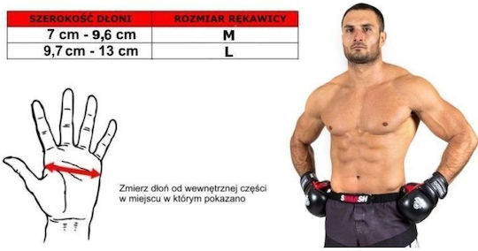 DBX Bushido MMA Ръкавици изкуствена кожа Черен