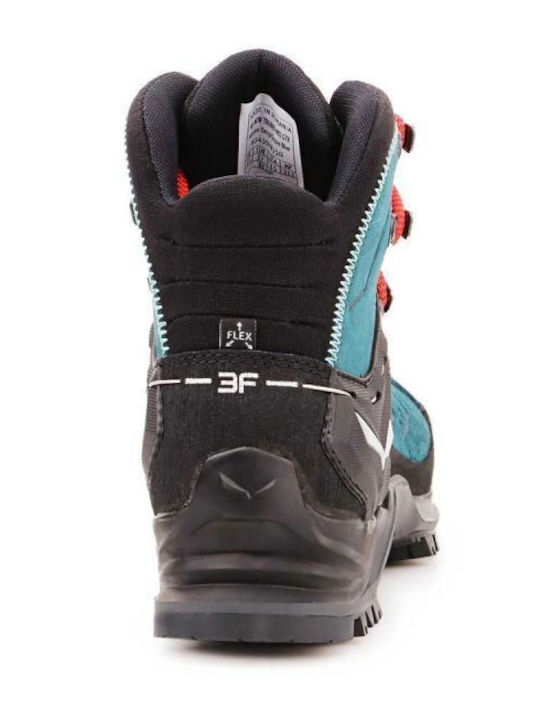 Salewa Mtn Trainer Mid GTX Women's Waterproof Hiking Boots With Gore-Tex Membrane Green