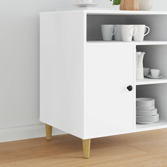 vidaXL Πόδια Επίπλων 2 Stück Braune Ø 44 X 100 Mm Hölzernes Eukalyptus