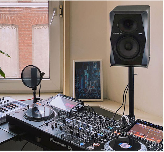 Pioneer DJ VM-80 Studio Monitor Speaker 8" 120W Piece Black