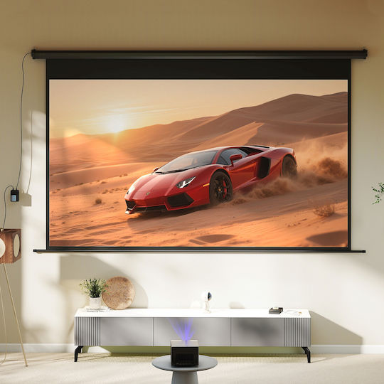 Οθόνη Προβολής Projector για Τοίχο/Οροφή Μορφή με Λόγο Εικόνας 16:9 266x149cm / 120"
