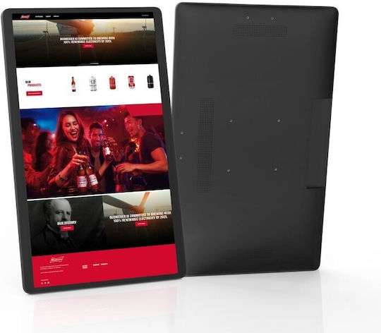 Allnet High Performance Public Displays 14 Inch LTE Android 12 Rk3588 NFC PoE HDMI in Black