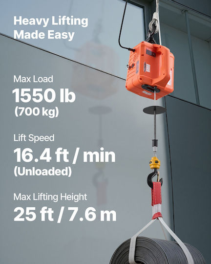 Vevor Furniture Lifter for Weight Load up to 700kg Gray