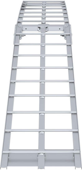 Motorcycle Ramp Silver 180 x 28 x 5 cm Aluminum 42021088
