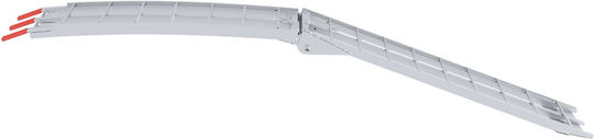 Motorcycle Ramp Silver 180 x 28 x 5 cm Aluminum 42021088