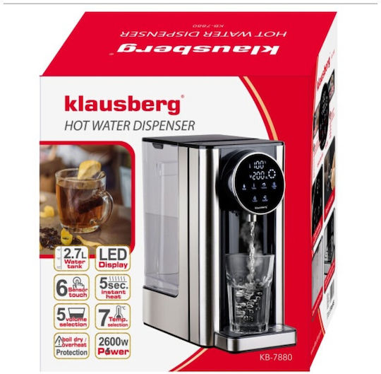 Klausberg Water Buffet Kettle 2.7lt 2.6kW