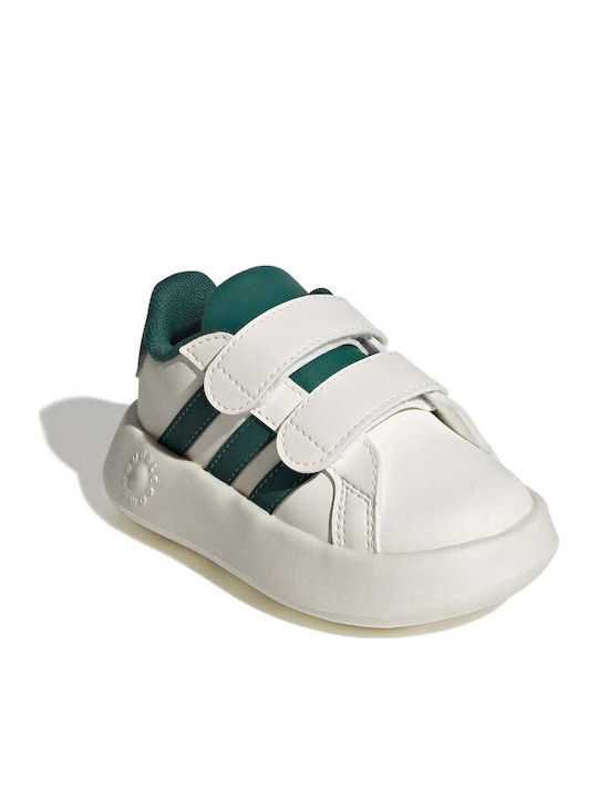 Grand Court 2.0 Παιδικά Sneakers με Σκρατς Λευκά