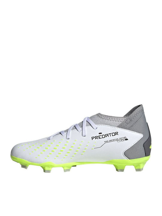 Accuracy.3 Kids Molded Soccer Shoes with Sock White