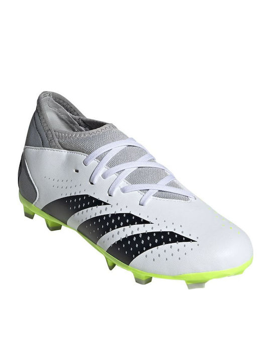 Accuracy.3 Kids Molded Soccer Shoes with Sock White