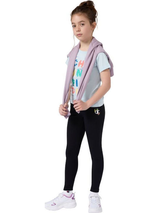 Kinder Leggings Lang Schwarz