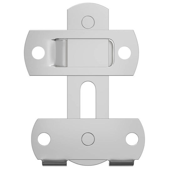 Metal Door Lock 423 Pcs Silver 70 x 8 mm Steel 864754 Silver