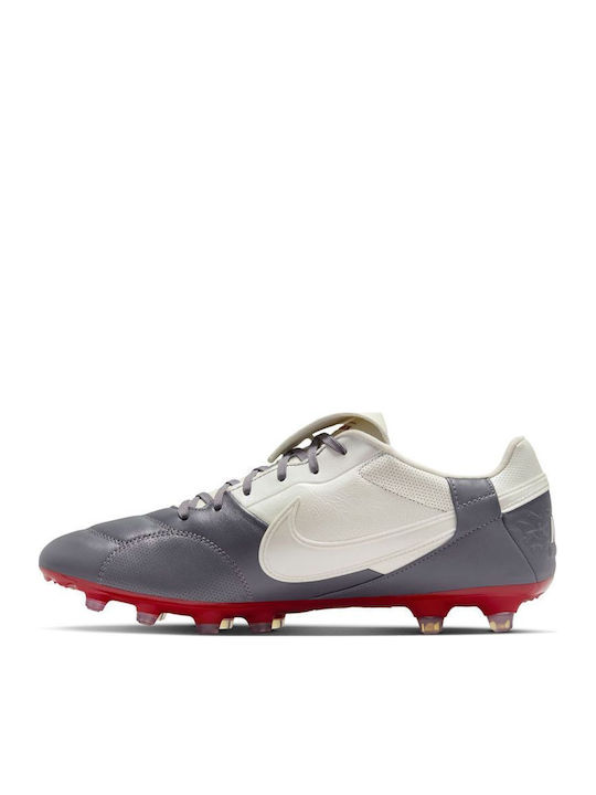 Nike Premier 3 Fußballschuhe mit Stollen Silber