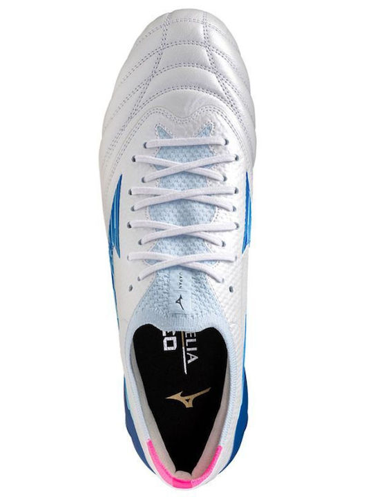 Mizuno Morelia Neo Iv Beta Japan Футболни Обувки с Бутони Сребристи