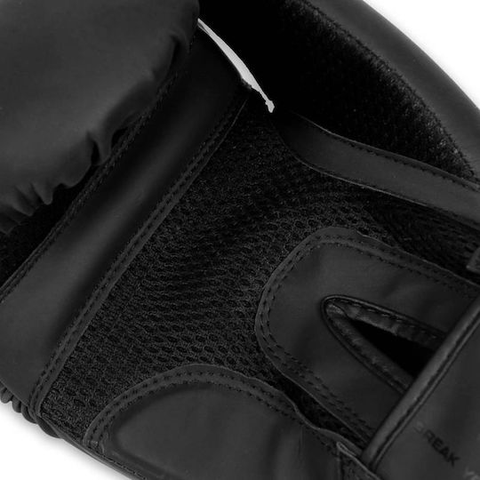 DBX Bushido Boxing Gloves made of Synthetic Leather for Match Black