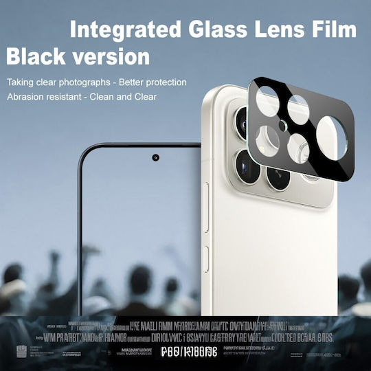 Imak Προστασία Κάμερας Tempered Glass Μαύρο για το Xiaomi Poco F8 Ultra 5G