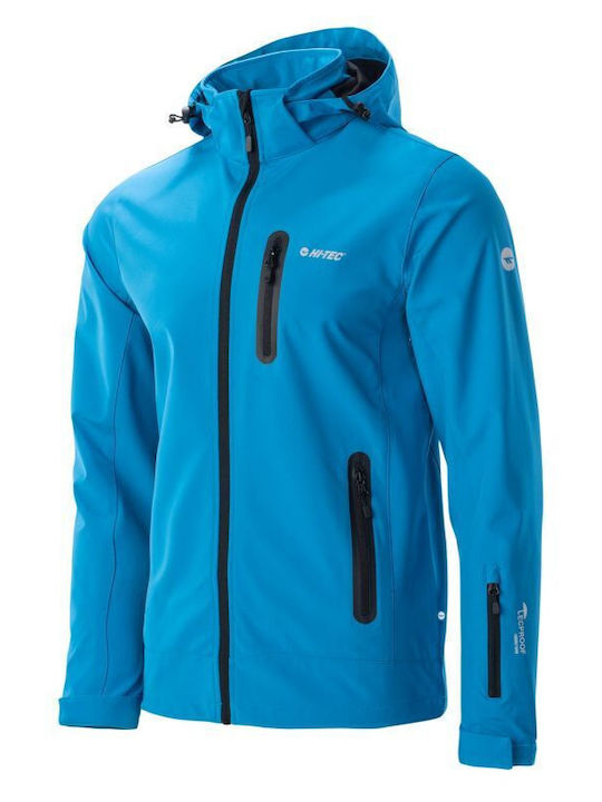 Hi-Tec 92800481716 Ανδρικό Μπουφάν Soft Shell για Σκι & Snowboard Μπλε