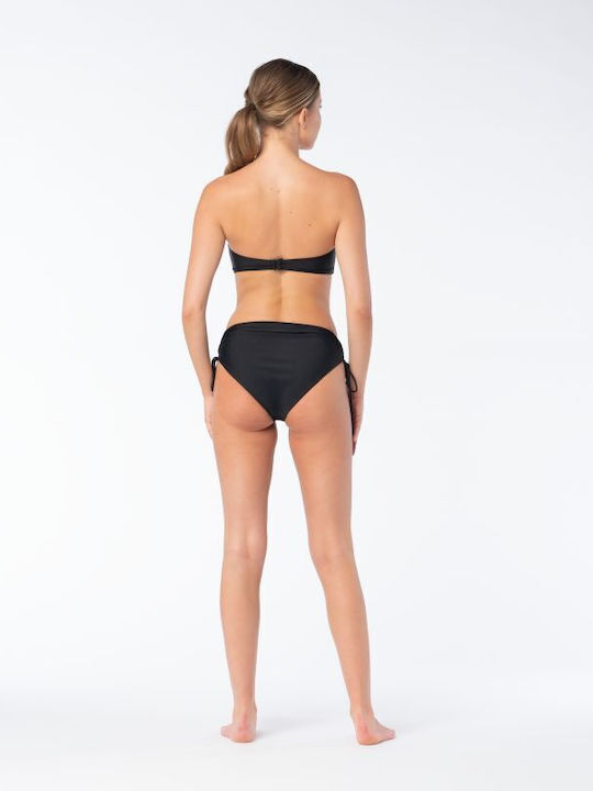Strapless Bikini Top Μαύρο