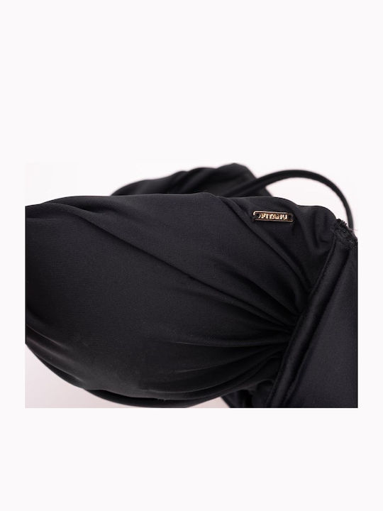 Strapless Bikini Top Μαύρο
