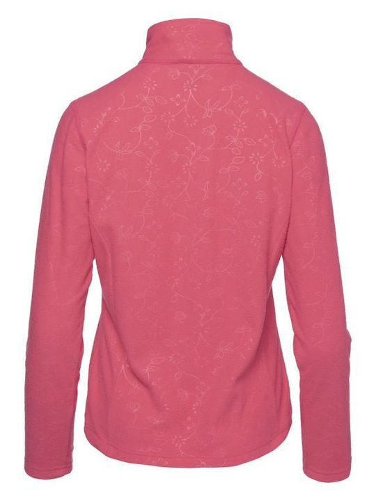 Fleece Jachetă de damă în Roz Culoare