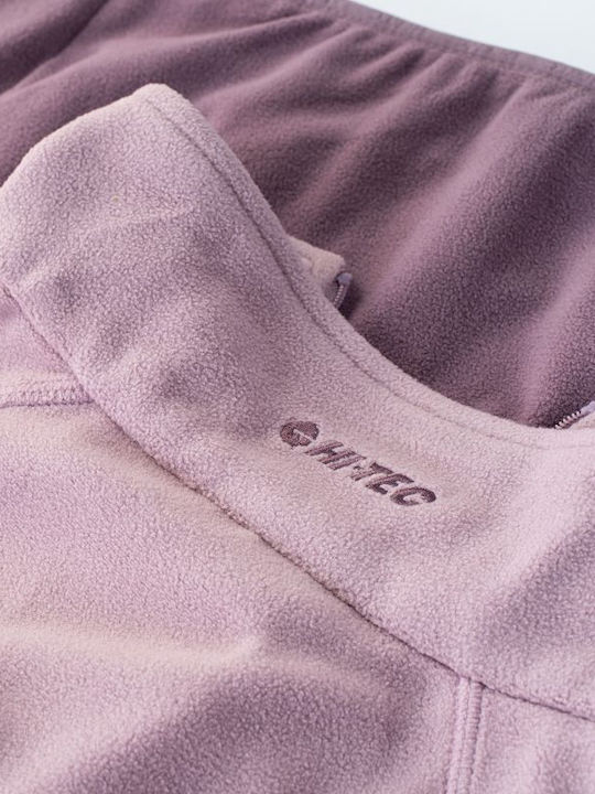 Fleece Jachetă de damă în Roz Culoare