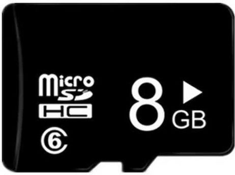 YSY microSDHC 8GB U1 UHS-I 80MB/s με αντάπτορα