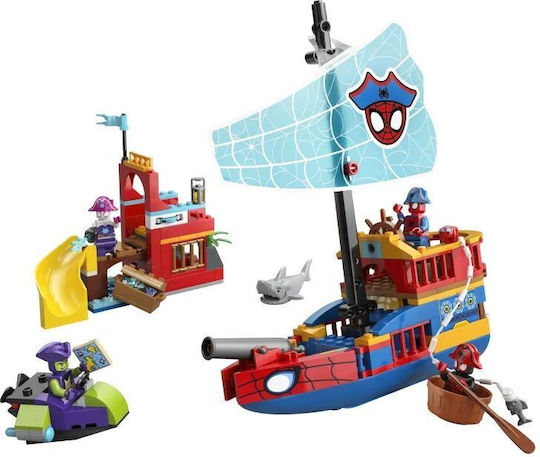 LEGO Corabie Piraților Spider-Man Team Spidey pentru 4+ Ani 201 Bucăți