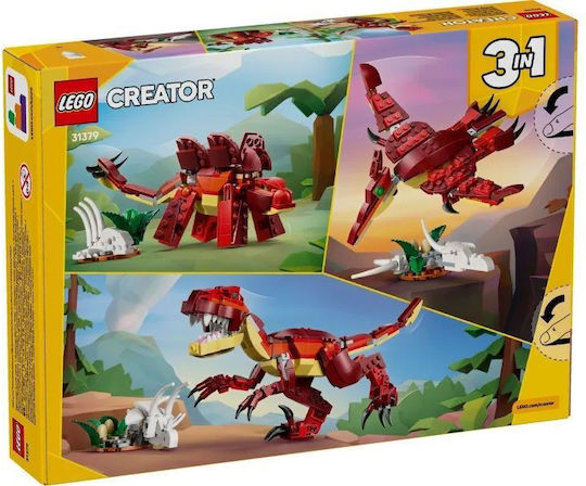 LEGO Creator 3-in-1 Свиреп Динозавър за 8+ Години 283 Бройки