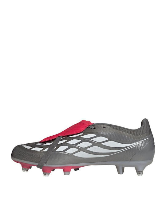 adidas Predator League Football Shoes with Cleats Silver