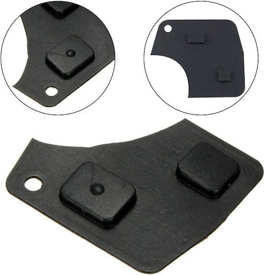 Gummimembran-Pad Für Autoschlüssel Kompatibel Mit Toyota Lexus Modelle Yaris Corolla Rx