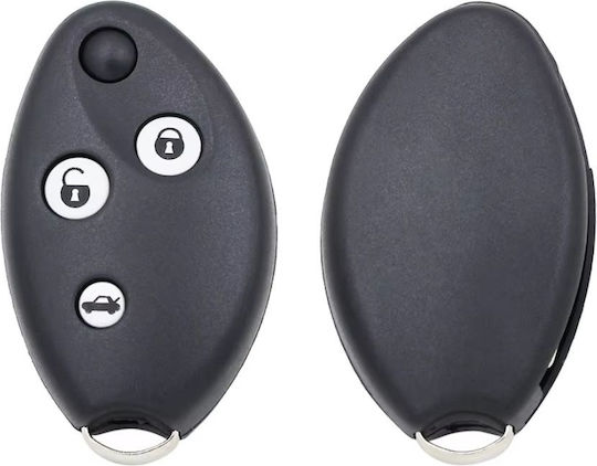 Husă Cheie Auto Compatibilă Citroen C2 C3 C4 C5 C6 C8 Xsara Berlingo Sega Picasso 3 Butoane Lamă Sx9 Neșlefuită