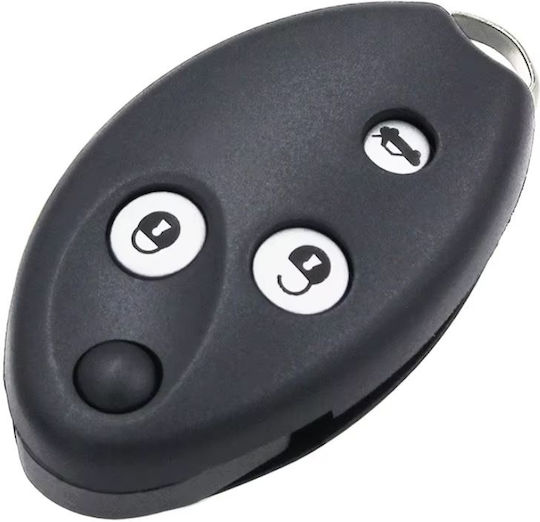 Husă Cheie Auto Compatibilă Citroen C2 C3 C4 C5 C6 C8 Xsara Berlingo Sega Picasso 3 Butoane Lamă Sx9 Neșlefuită